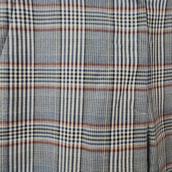 EUC Sandro Paris Glen Stainy Plaid Tapered Cropped Ankle-Length Pants - Picture 5 of 10